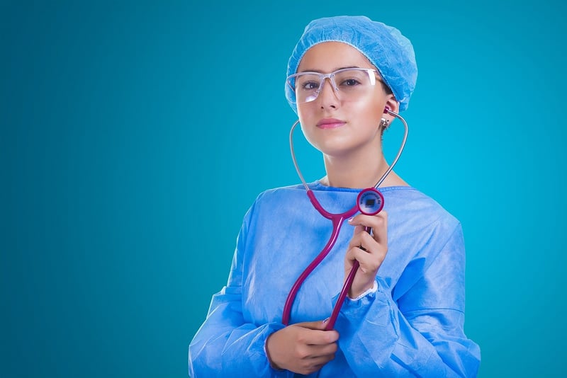 Doctor providing mental health support